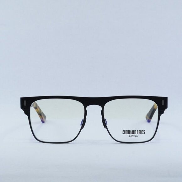 NEW CUTLER AND GROSS CGOP1366 003 MATTE BLACK EYEGLASSES - Picture 2 of 9